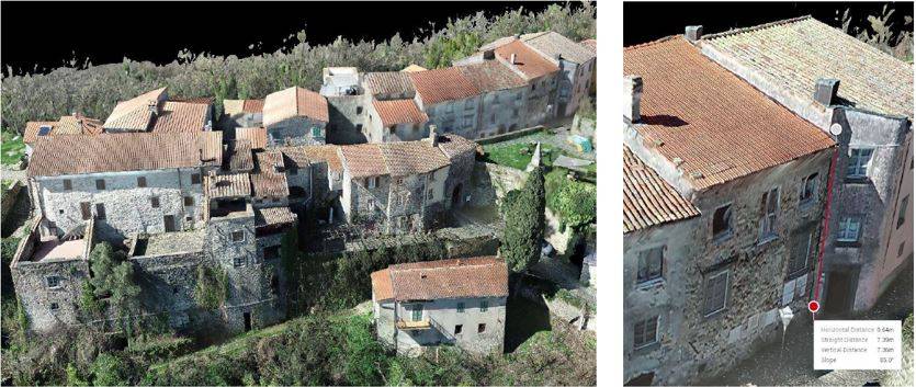 Misurazioni sulla base delle immagini restituite dal laser scanner