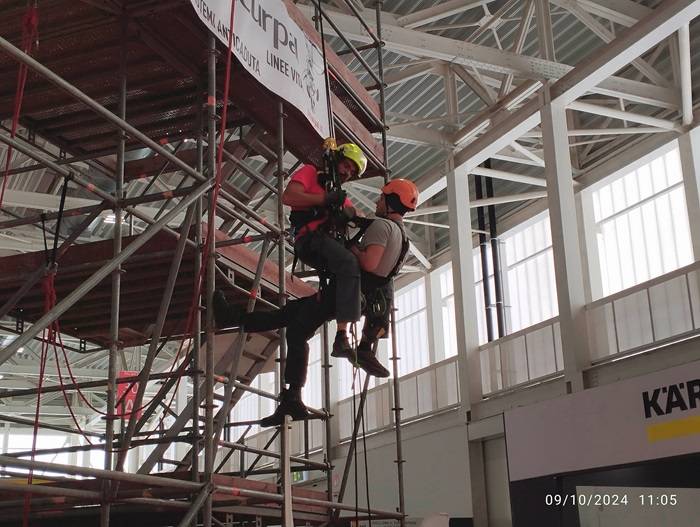 Sicurezza sul lavoro per lavoratori in fune. Sistemi anticaduta Sicurpal