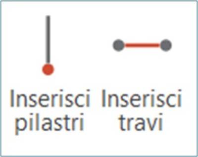 Nuove modalità per l’inserimento di travi e pilastri nel modello.