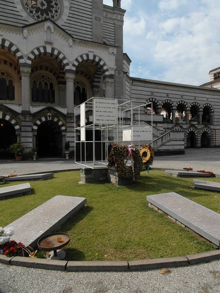 Monumento ai morti in campo di concentramento a Milano, BBPR.