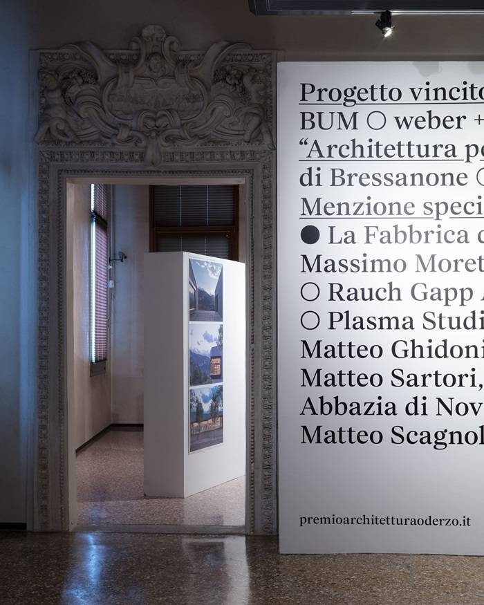 Allestimento Premio Architettura della Città di Oderzo XVIII.