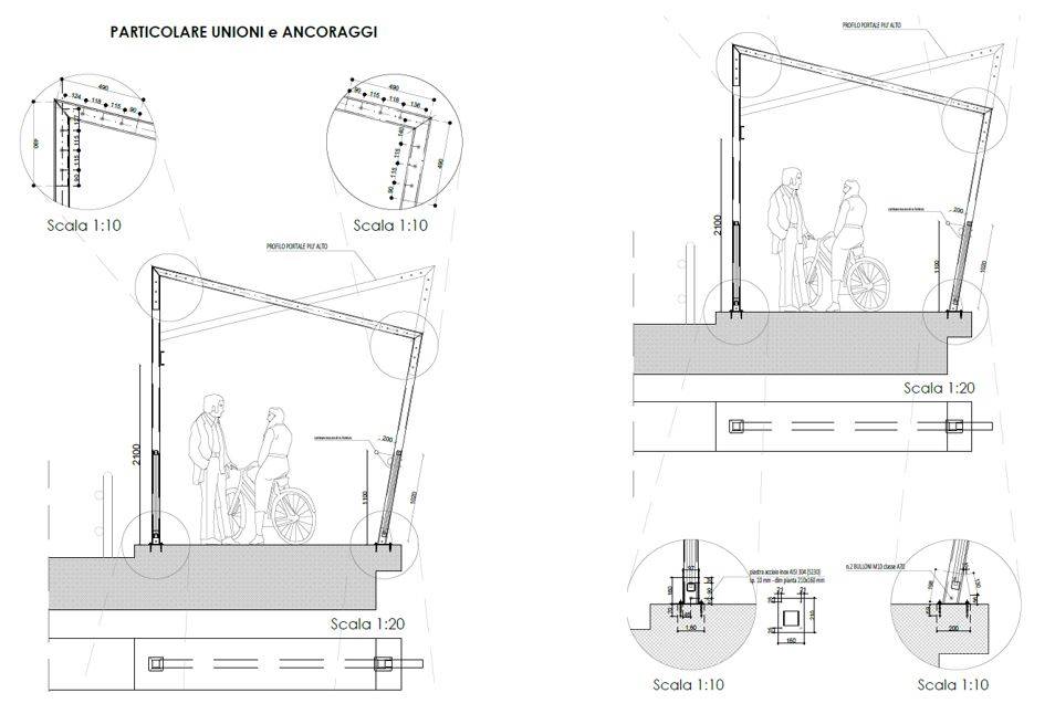 Dettagli costruttivi del ponte