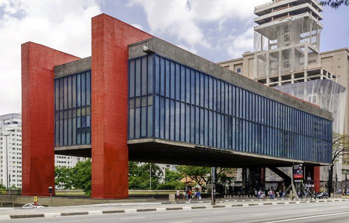 MASP, Museo d'Arte Moderna di San Paolo. arch.Lina Bo Bardi