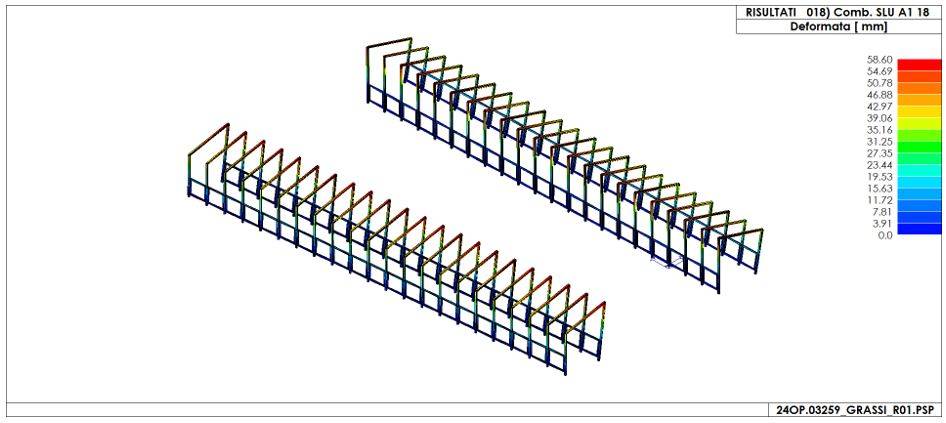 Deformate della struttura in PRFV