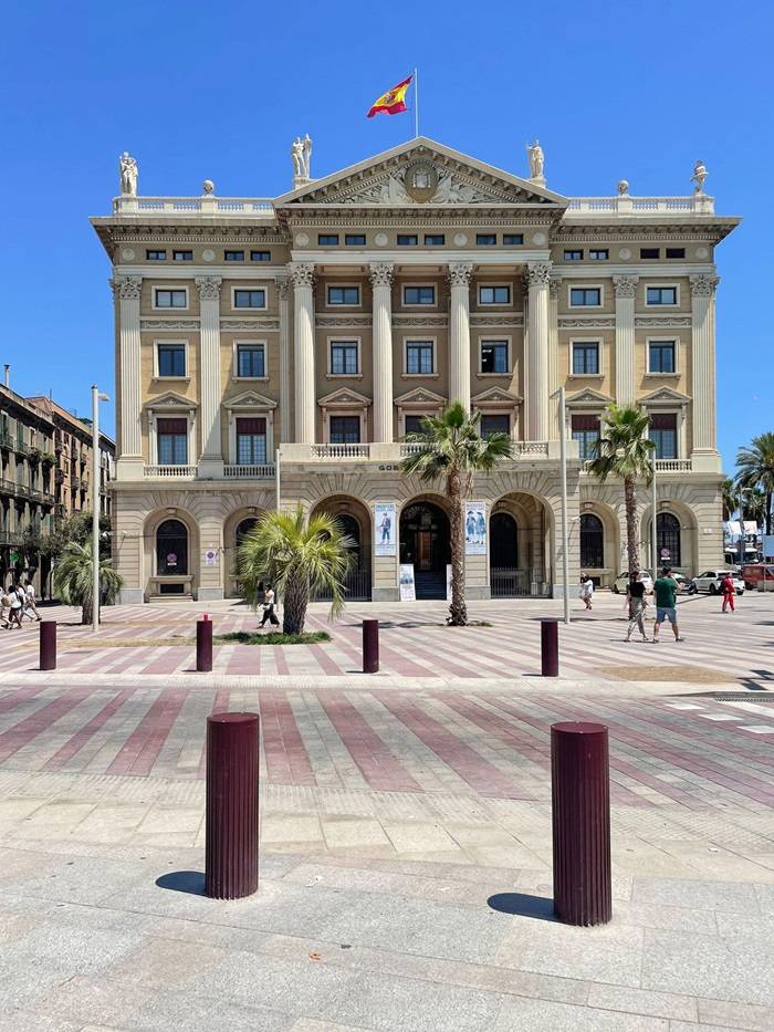 Dissuasore antiterrorismo della linea Alta Sicurezza di Pilomat. Ramblas Barcellona