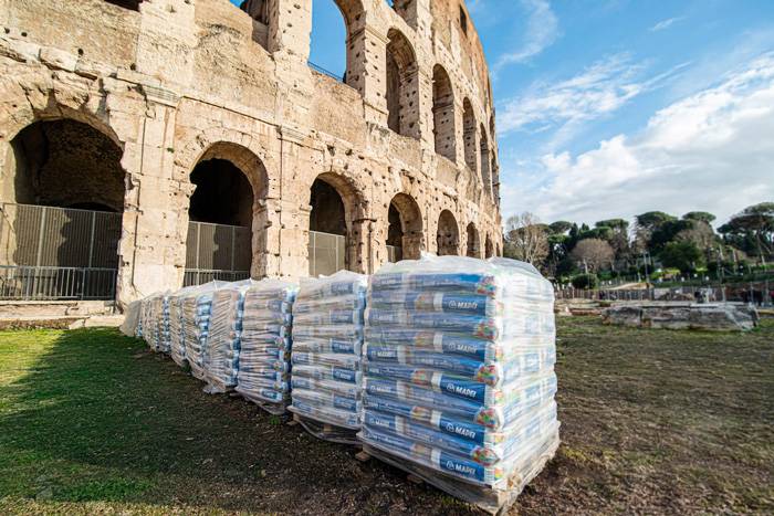 Mapei per il ripristino della pavimentazione dell’area degli ambulacri meridionali del Colosseo