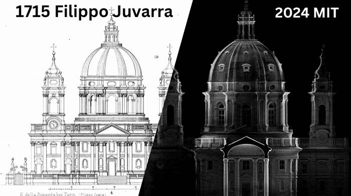 Basilica di Superga di Filippo Juvarra, restauro digitale.