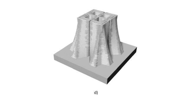 Figura 1: Manufatti realizzati attraverso stampa 3D del calcestruzzo