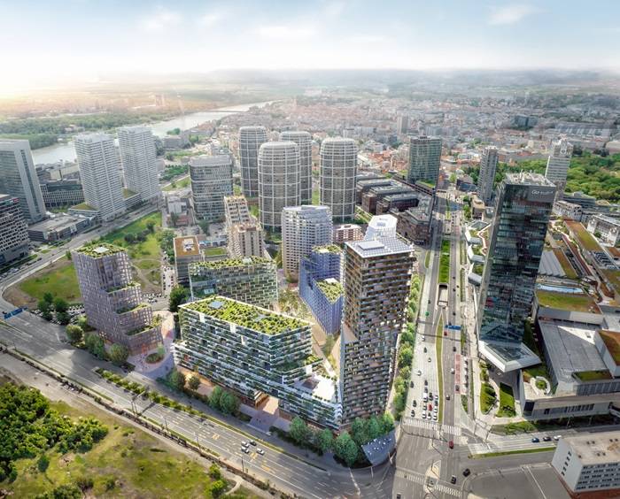 Riqualificazione green della ex zona Chalupkova di Bratislava, il nuovo masterplan “Urban Oasis”.