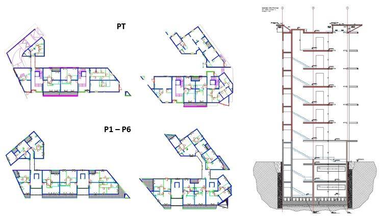 Tecnologia Xlam per un complesso residenziale di 7 piani: il calcolo degli ancoraggi