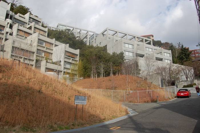 Sistema residenziale Rokko I a Kobe. Tadao_Andō