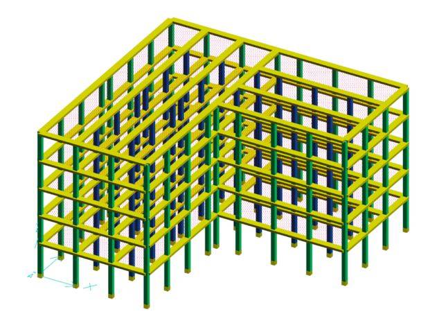 Modello VIRTUALE dell'edificio tipo