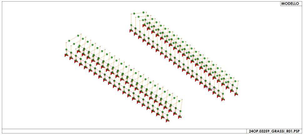 Modellazione strutturale della struttura in PRFV