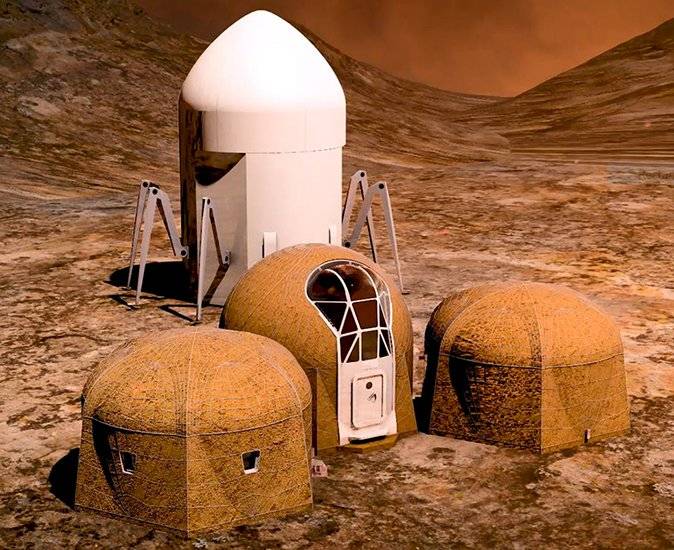 Casa su Marte stampata in 3D - 1 progetto