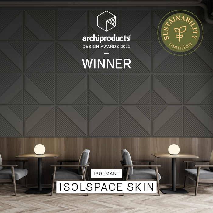 Isolspace skin vince l'Archiproducts Design Award