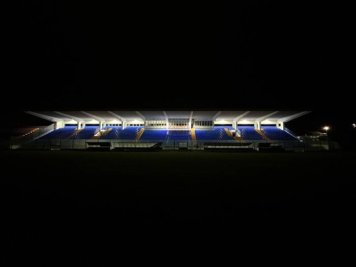 Restyling illuminotecnico di Stadio Fanuzzi a Brindisi firmato da City Green Light.