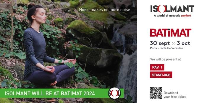 Isolmant @ Batimat – Le mondial du Batiment, 30 settembre - 3 ottobre 2024, Paris Expo, Porte de Versailles, Paris, France - Hall 1 stand J093.