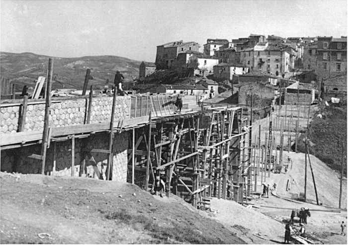 La costruzione del Ponte di Montereale (1936)