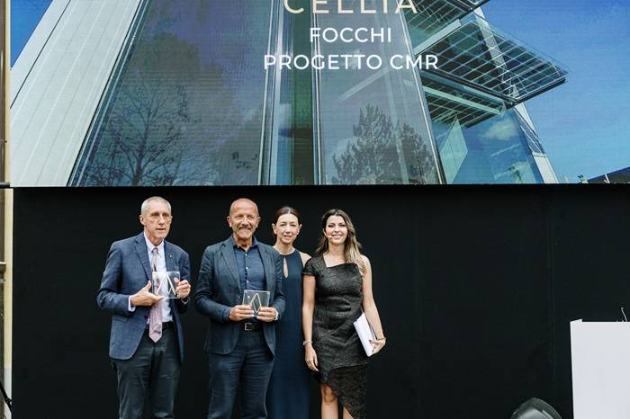 Compasso D’Oro ADI 2024 nella categoria design dei materiali e dei sistemi tecnologici assegnato a CELLIA®, la premiazione di Focchi e Progetto CMR.