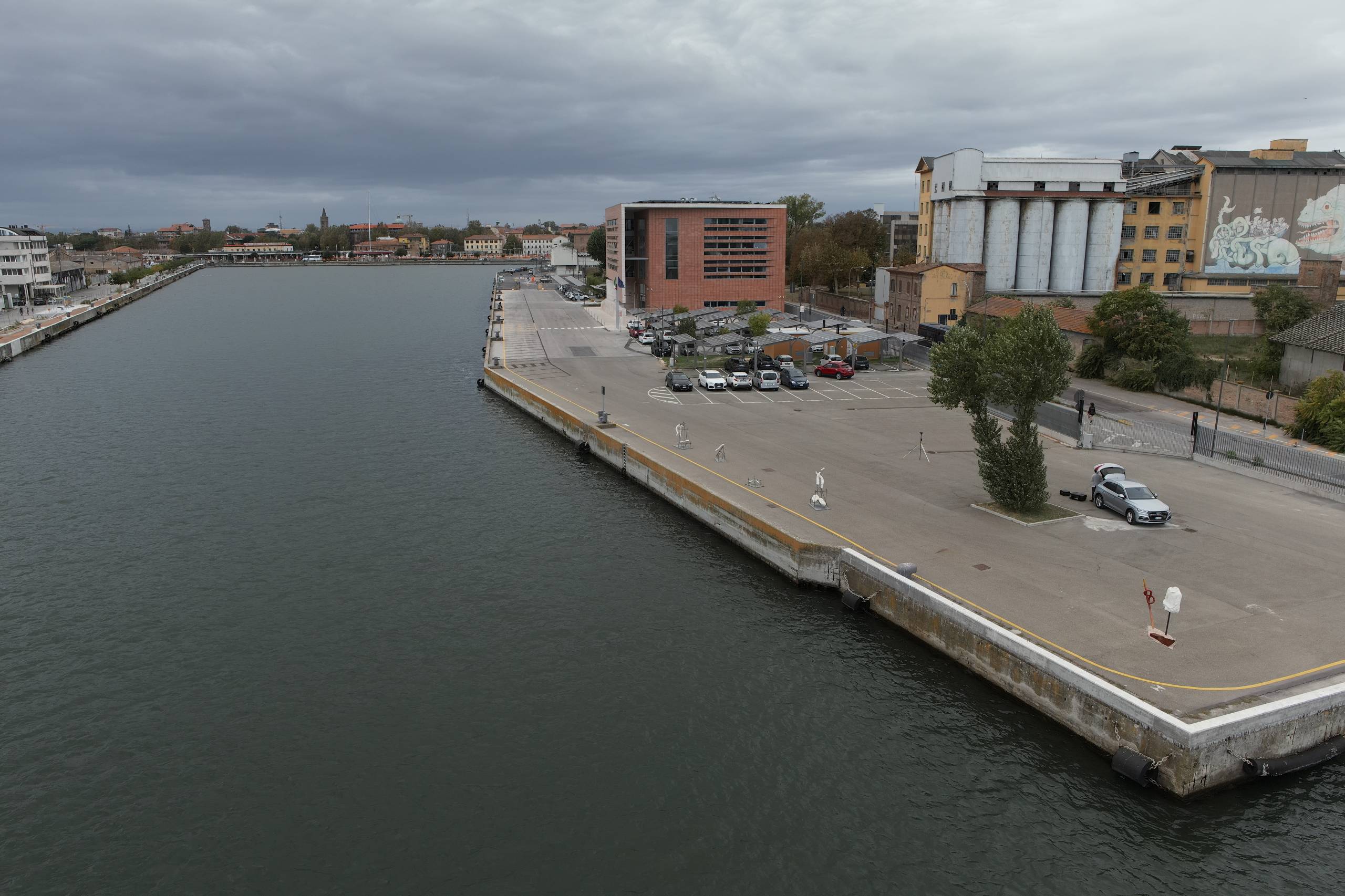 La darsena di Ravenna, oggetto del concorso di progettazione.