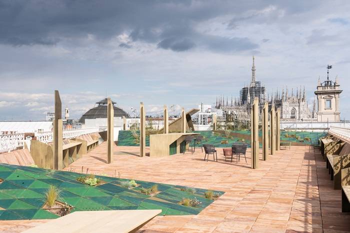 Vista della terrazza Biandrà, Park Associati.