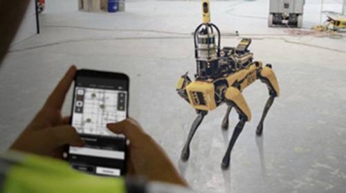 Ispezione e monitoraggio del cantiere tramite robot a guida autonoma, scanner e fotocamera 360°.