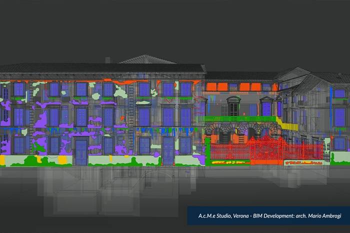 Modellazione HBIM_ A.cM.e Studio, Verona - BIM Development: arch.Mario Ambrogi.