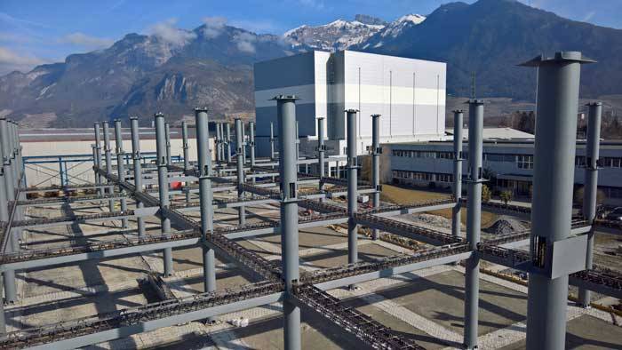Realizzazione con sistema NPS per una struttura a Aigle in Svizzera