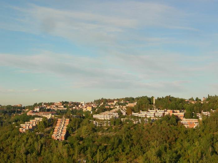 Veduta dei Collegi Universitari di Urbino.
