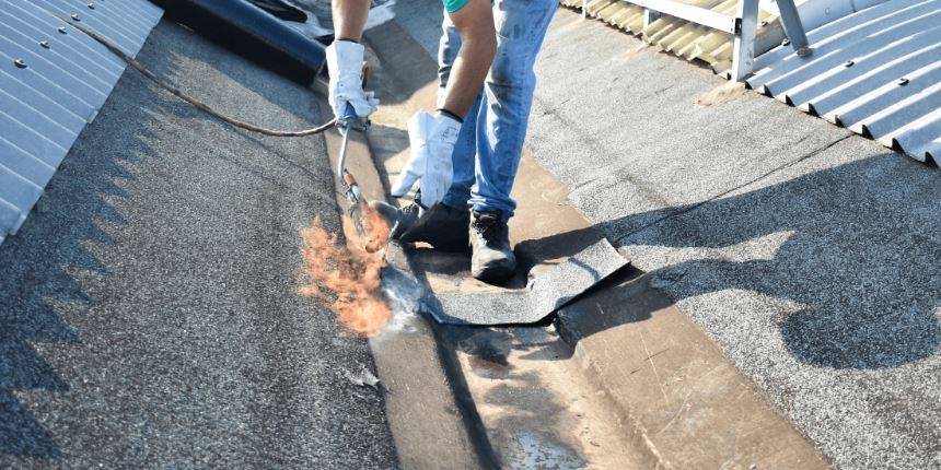 Esempio di lavorazione per la manutenzione delle coperture di edifici industriali