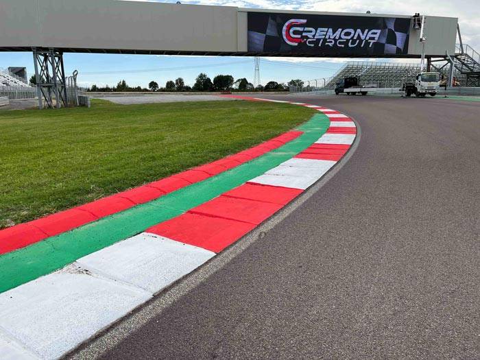 Il rivestimento Mapecoat TNS Race Track di Mapei per la riqualificazione del Cremona Circuit.