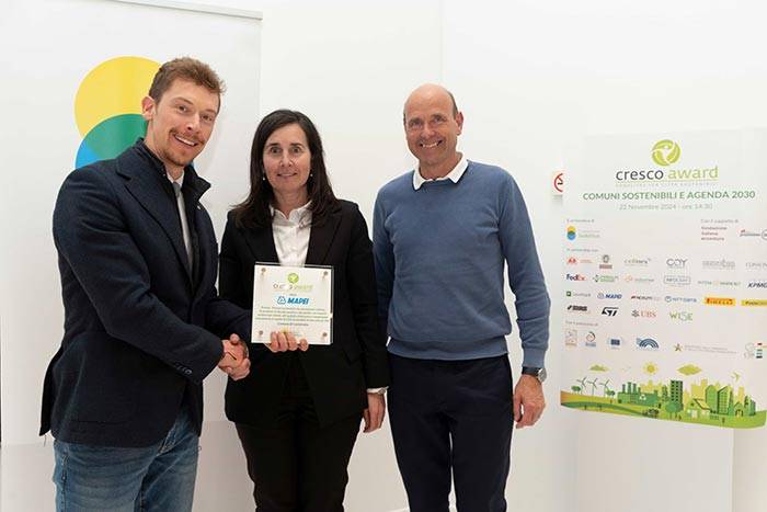 Comune di Castelrotto (BZ) insignito del Premio Impresa Mapei al Cresco Award 2024.