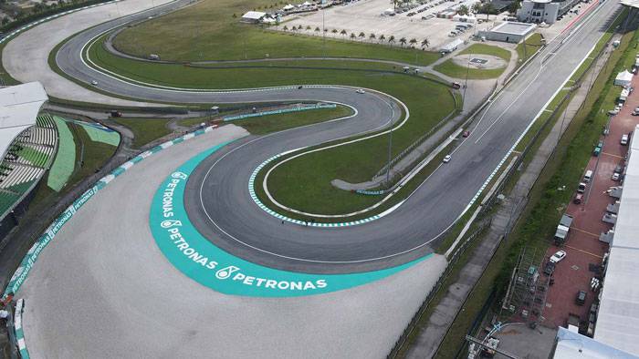 Mapecoat TNS Race Track di Mapei per il circuito di Sepang.