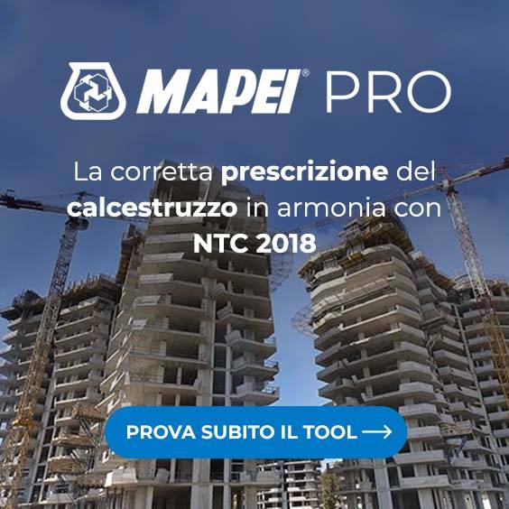 Strumento per la corretta prescrizione del calcestruzzo su Mapei PRO