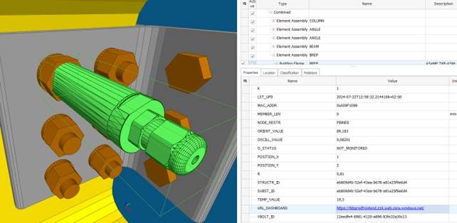 Progetto ASeMP - Plug-in disponibile in Tekla Structures Warehouse dialoga con la piattaforma Tokbo