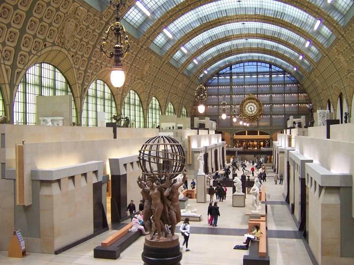 Allestimento Museo d'Orsay, Parigi. Gae Aulenti