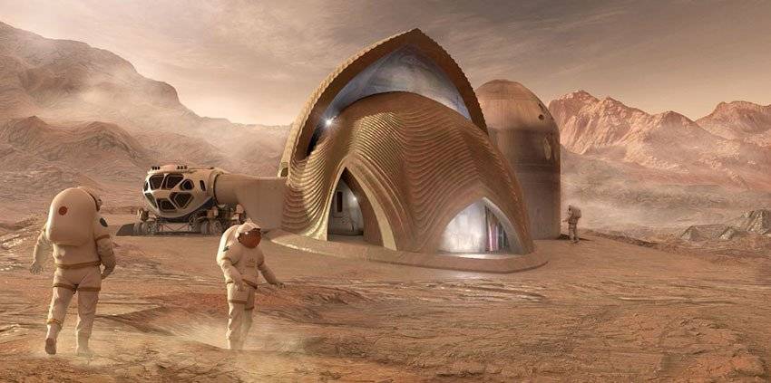 Casa su Marte stampata in 3D - 4 progetto