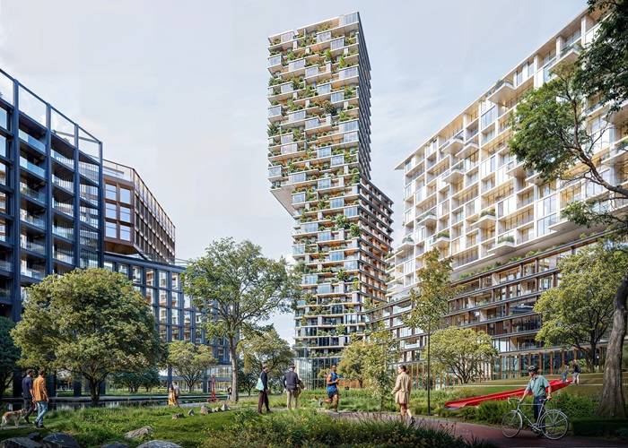 Riqualificazione green della ex zona Chalupkova di Bratislava, il nuovo masterplan “Urban Oasis”.