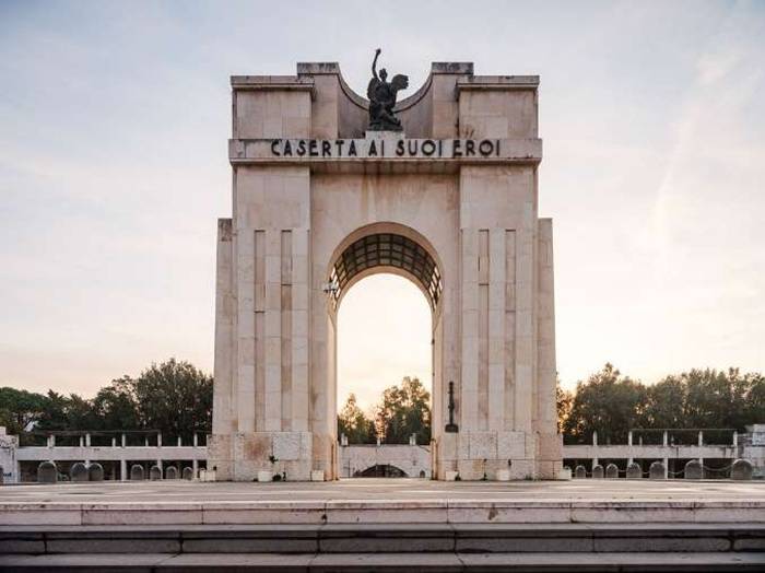 Area di intervento per la riqualificazione di Piazza IV Novembre a Caserta.