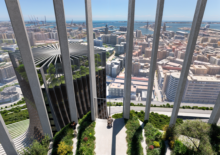 Il nuovo quartier generale inserito nel progetto di rigenerazione urbana di Napoli Porta Est. Zaha Hadid Architects