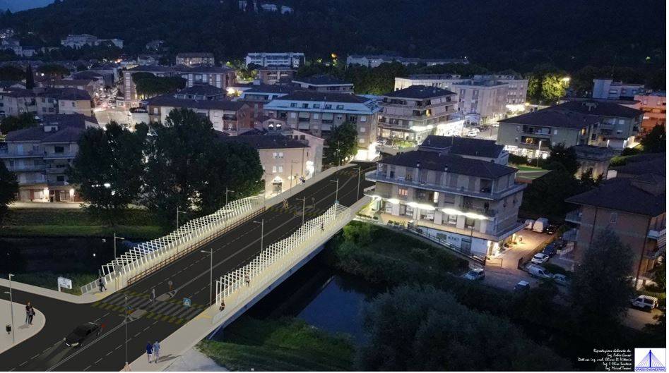 Ponte Giovanni XXIII – Viale Matteucci – Rieti- nelle condizioni post-intervento