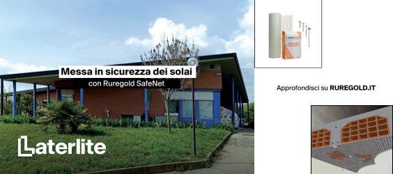 Messa in sicurezza dei solai con Ruregold Safenet