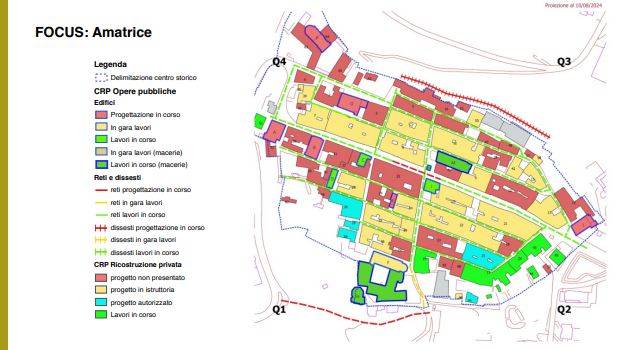 Report Ricostruzione Sisma 2016: focus sul maxi cantiere del centro storico di Amatrice