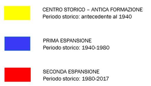 Suddivisione degli edifici per anno di costruzione del Comune di Nole